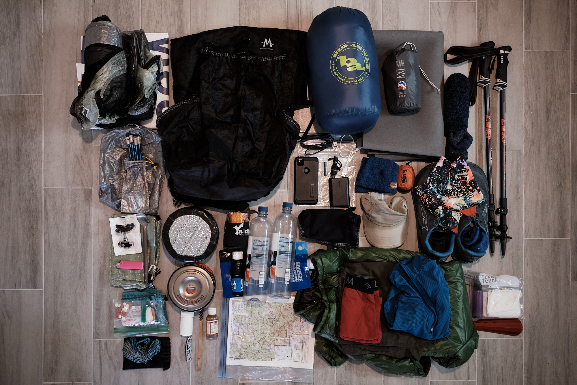 hiking gear